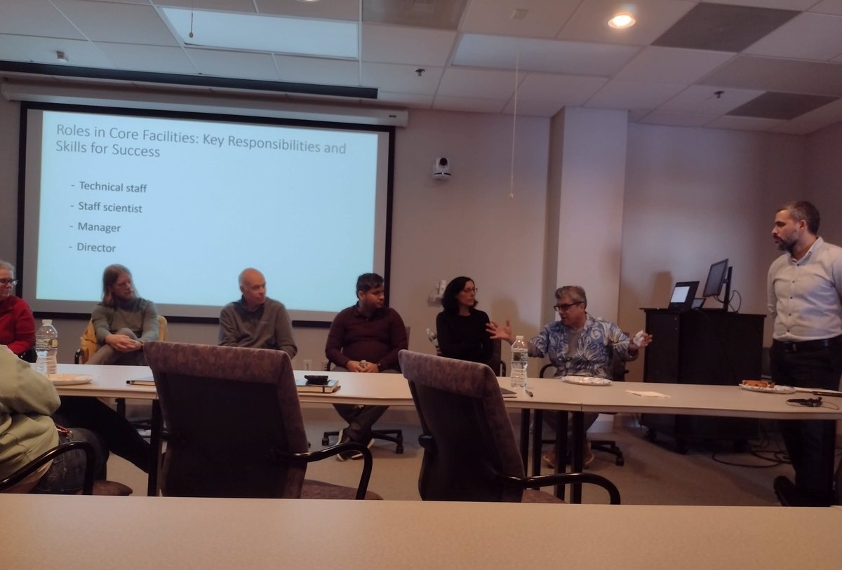 UNL Biotech Center (@biotechunl) on Twitter photo Shoutout to the incredible <a href="/biotech/">biotech</a> core directors at <a href="/UNLincoln/">University of Nebraska-Lincoln</a>! 🙌 Some of them shared their expertise on the <a href="/CropsUNL/">UNL CROPS</a> panel today, discussing career paths in core facilities. We're lucky to have such amazing talent here at UNL! #CoreFacilities #UNL #CareerPathways #Biotech Shoutout to the incredible <a href="/biotech/">biotech</a> core directors at <a href="/UNLincoln/">University of Nebraska-Lincoln</a>! 🙌 Some of them shared their expertise on the <a href="/CropsUNL/">UNL CROPS</a> panel today, discussing career paths in core facilities. We're lucky to have such amazing talent here at UNL! #CoreFacilities #UNL #CareerPathways #Biotech