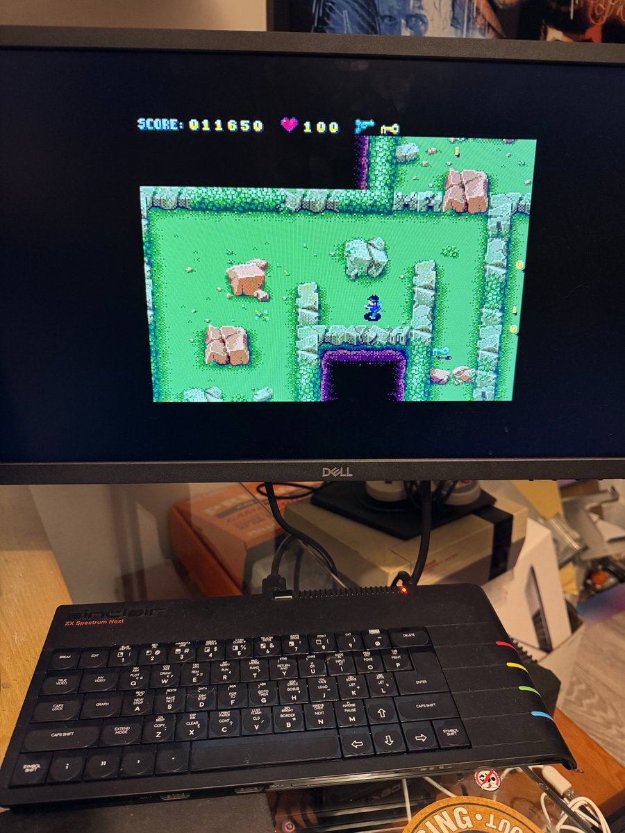tonywarriner's tweet photo. Phew, game still works on real hardware. Somewhat important given it's #crashlive on Sat 😅 https://t.co/zeZ2I6t3in