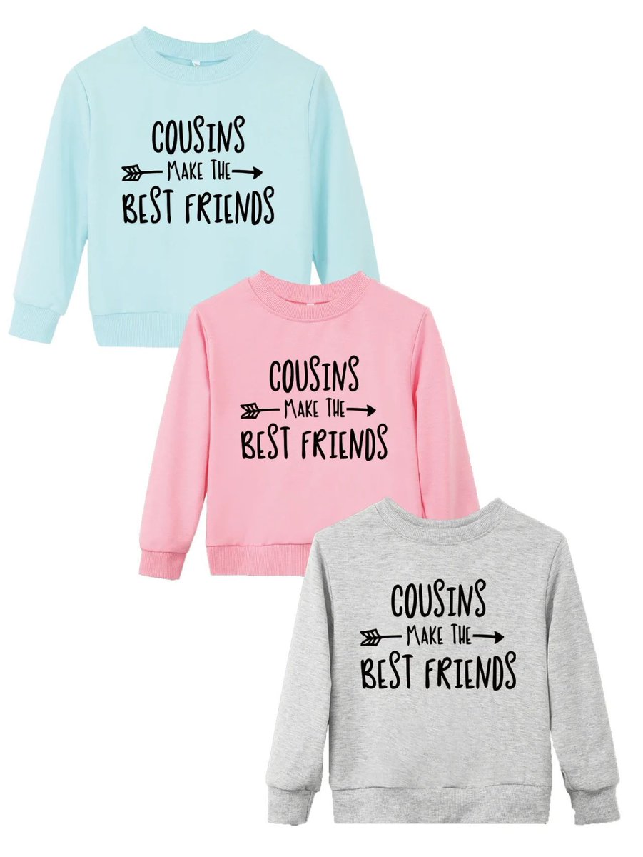 Cousins Make the Best Friends Sweatshirt Long Sleeves Hoodies buff.ly/411MfHr