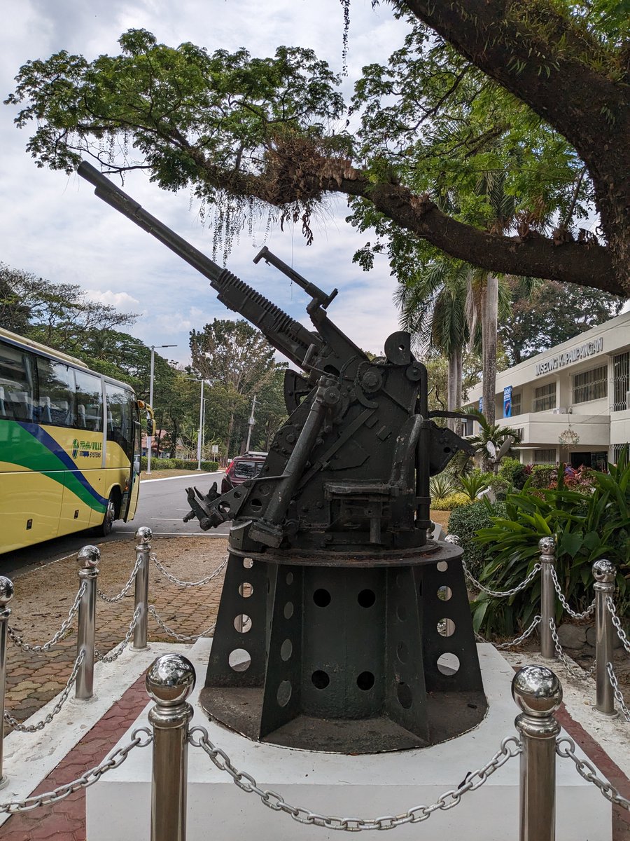 MartinKoenigsb2's tweet photo. March '24 - #MarTMar2Luzon24 Clark !! Japanese AA Weapon Outside Clark Museum @wwiimuseum Tour #ClarkAirForceBase #ClarkField #ClarkFreeportZone #PhilippinesHistory #PinoyHistory #Luzon #PacificWar #WWIIHistory #SWWHistory #WWII #SWW #NotAlwaysMinisNBooks @USAS_WW1 @jamesmscott3 https://t.co/y6GRW3nCvS