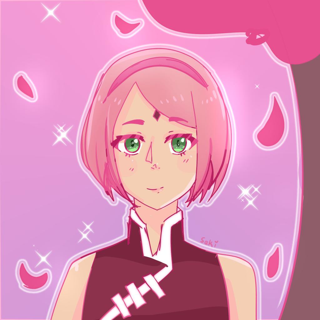 SmolSaki's tweet photo. Day 9, Sakura! #hueWNDR https://t.co/ko89KXuiNB