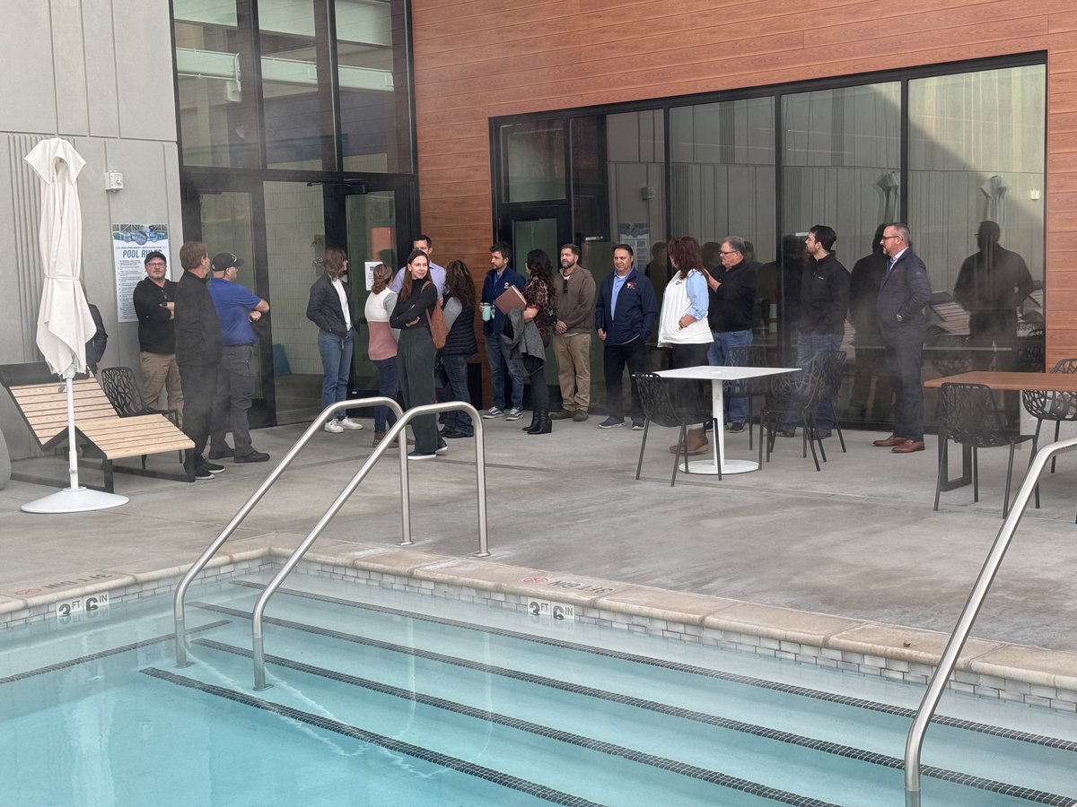 On Tuesday, members of the Northern Nevada Facility Management Association got an exclusive behind-the-scenes tour of the of the sustainability features of the #MoanaSprings Community Aquatics and Fitness Center.