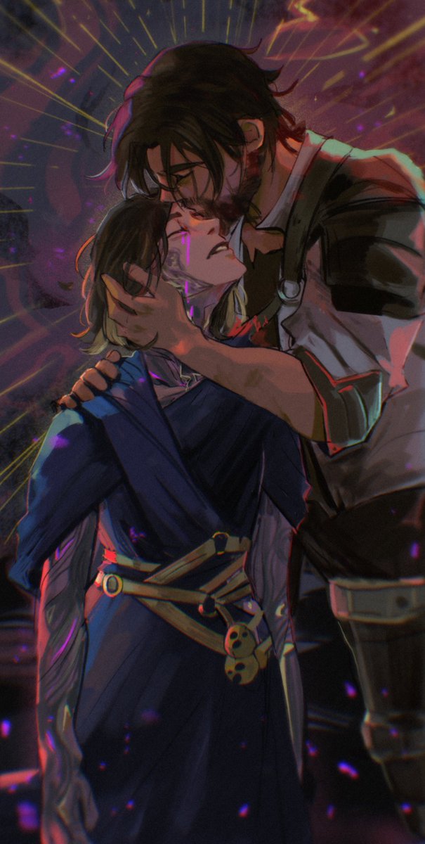 tsuyonpu's tweet photo. You will surely be the end of me, but how could I’ve known? #jayvik #Arcane https://t.co/ZXwKwq6dlp