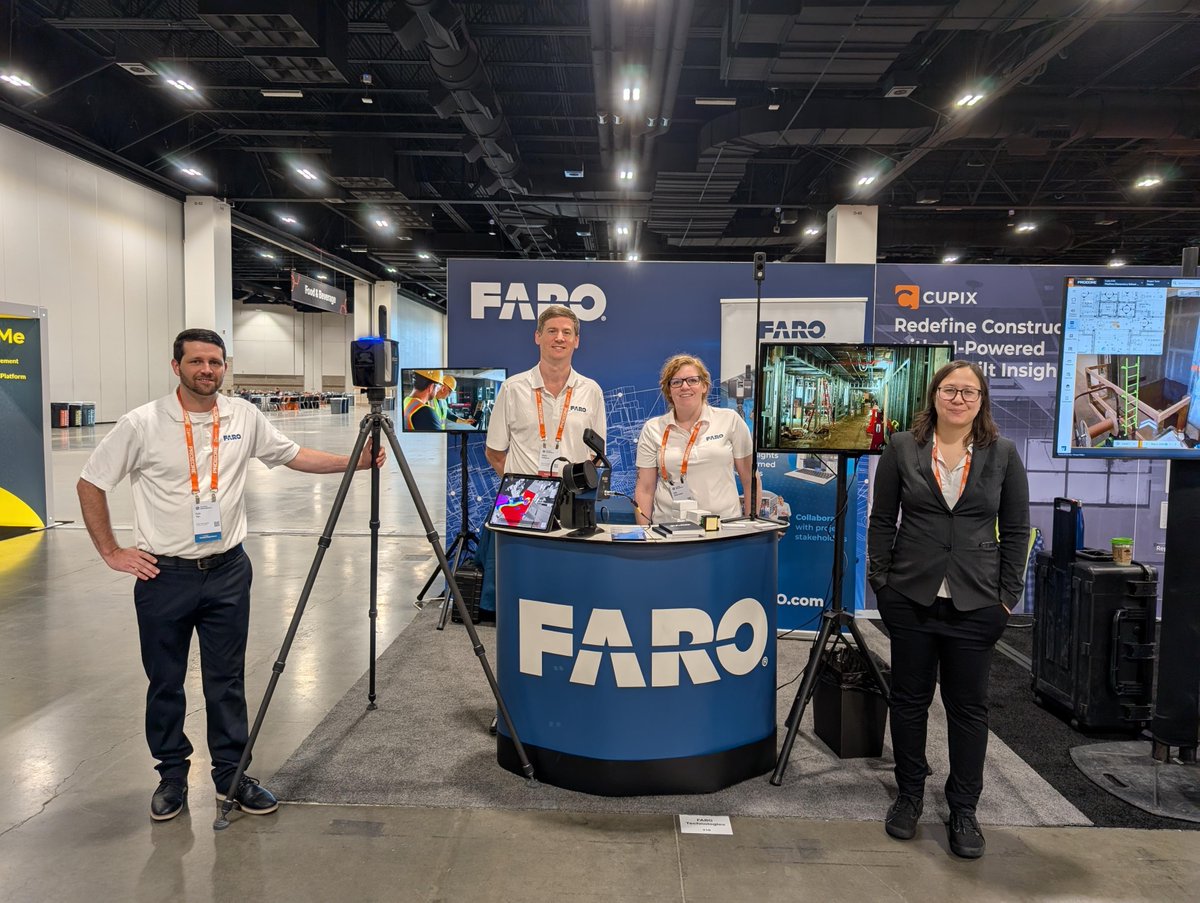 If you're at <a href="/procoretech/">Procore Technologies</a>'s #Groundbreak today and tomorrow, come see our wonderful #team. They're giving demos of our #FAROOrbis Mobile Scanner and all the brand-new features we recently added! Stop by booth 318.
