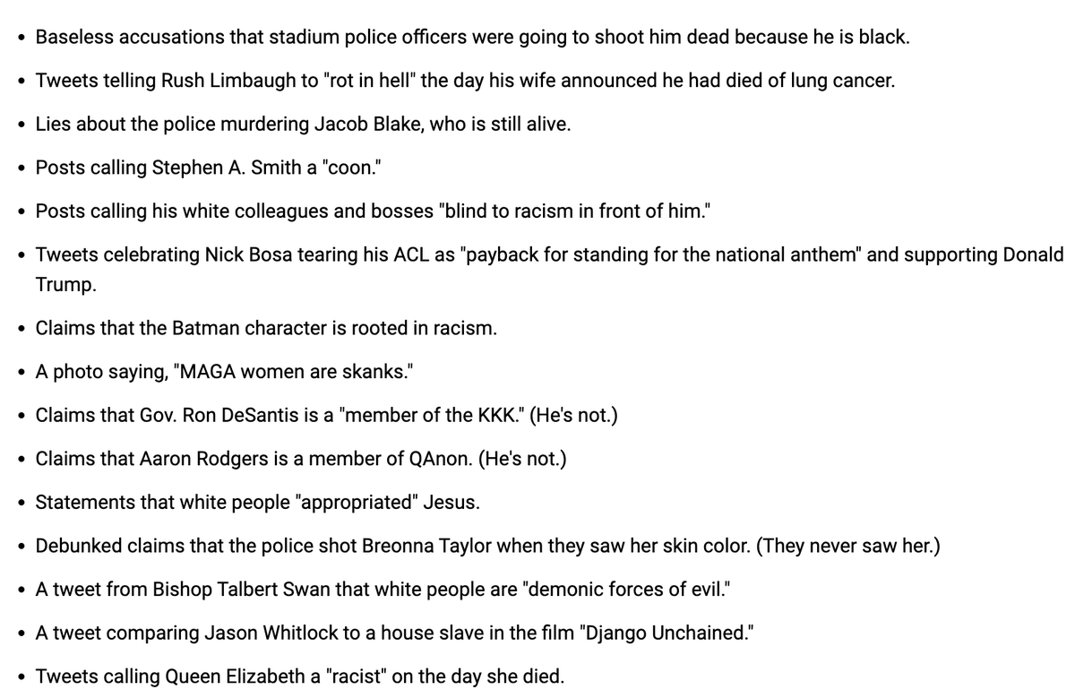 Outkick's tweet image. ESPN's @MarkJonesESPN says he is leaving X because people are "too hateful" toward him.

Speaking of "hate," here some of the things Mark Jones has posted on X:

Link: outkick.com/sports/espn-ma…