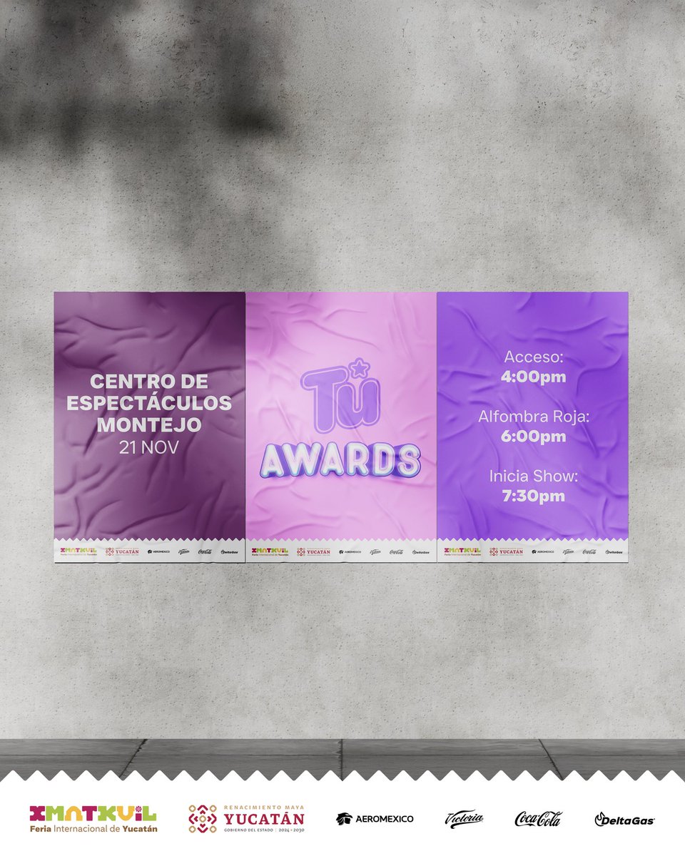 Programa de los TuAwards 🤩💜