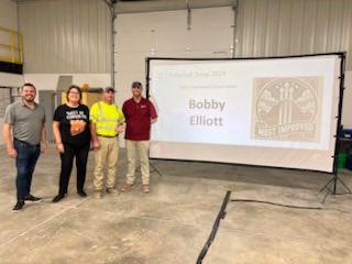 At C-Tech, we take pride in recognizing growth and dedication. Congratulations to Bobby Elliot for earning the 'Most Improved Conversations' award for all of SmartTagIt at our recent safety meeting!  Keep up the great work, Bobby! 👏 #SafetySpotlight #Teamwork #SmartTagIt