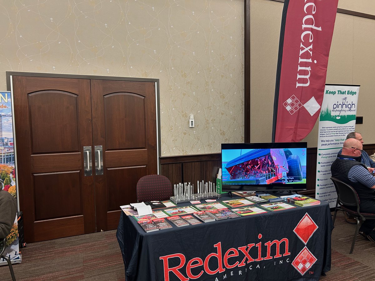 🤩Looking forward to today and tomorrow at the 79th Annual Oklahoma Turfgrass Conference and Trade Show in Owasso, OK! 

#OTRF #Conference #TradeShow #Redexim