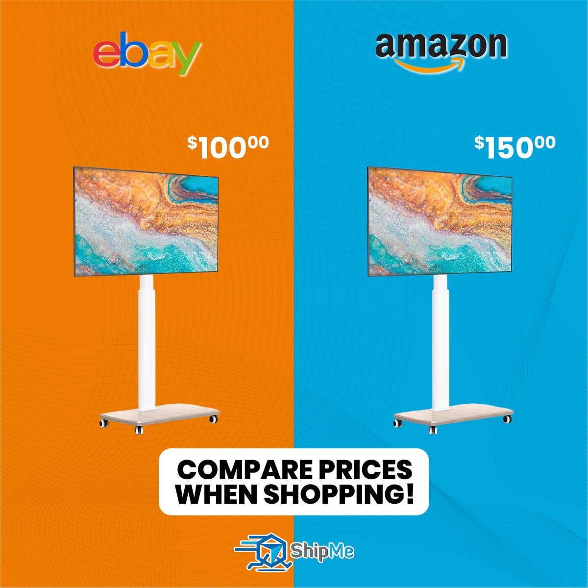 ShipMeCompany's tweet photo. Smart shoppers know the secret 🤫

Compare prices on multiple sites before making a purchase to ensure you’re getting the best deal! 

📍 1 Ripon Rd, Kingston 5, Jamaica
📲 876-656-8825
📧 helpdesk@shipme.me
🌐https://t.co/SYSZ5yX7KS https://t.co/5OXwGeLeGW