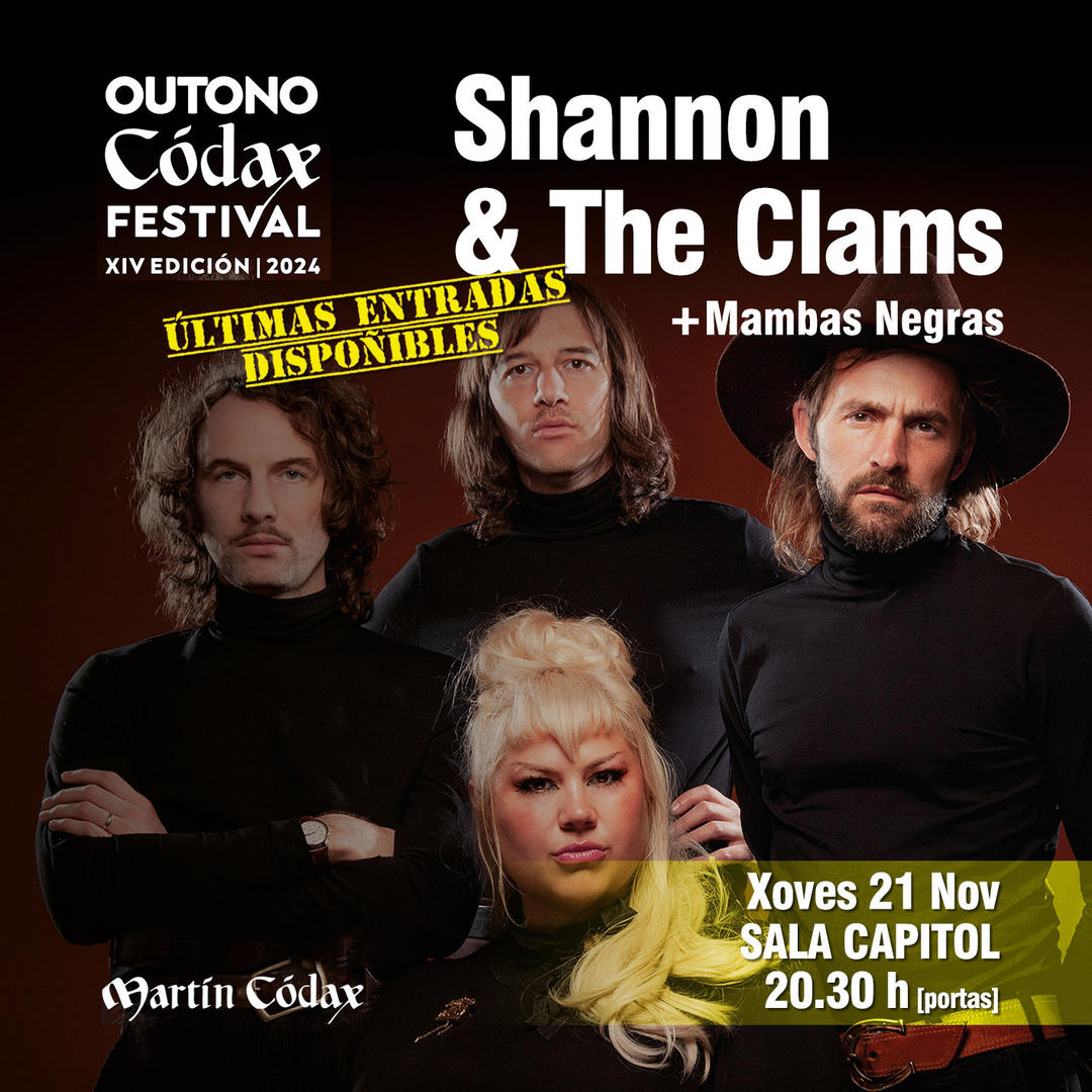 Mañá temos dobre concertazo na sala Capitol (SCQ) e quedan moi poucas entradas. Despois non digas que non te avisamos.
Telas en salacapitol.com e ataquilla.com