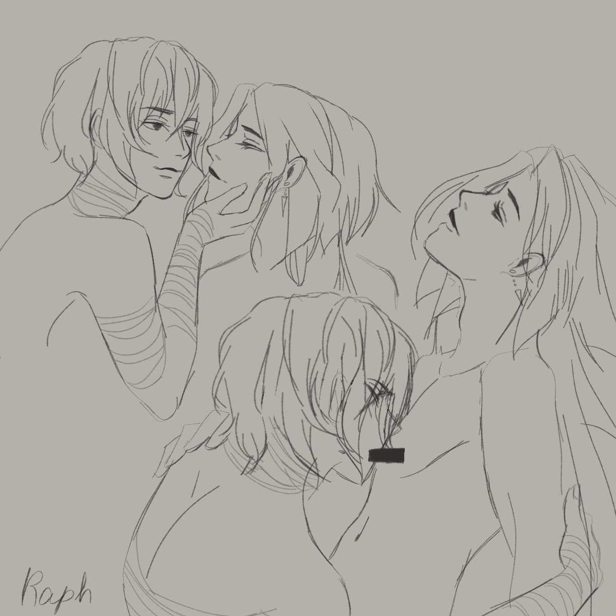 hennexsee's tweet photo. quick sketches // #bsd #sigzai #nsfw https://t.co/NxRPMrrp74