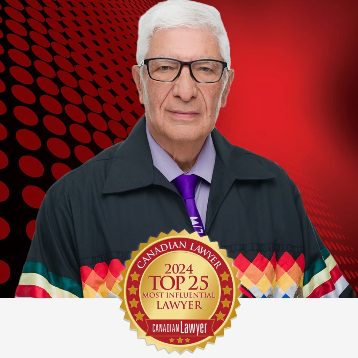 Congratulations to the Honourable Leonard S. Tony Mandamin, IPC, voted a Top 25 Most Influential Lawyer. Thank you for your continued leadership and commitment to justice, equality, and Indigenous rights, and for making the Canadian legal system a better place for all ❤️