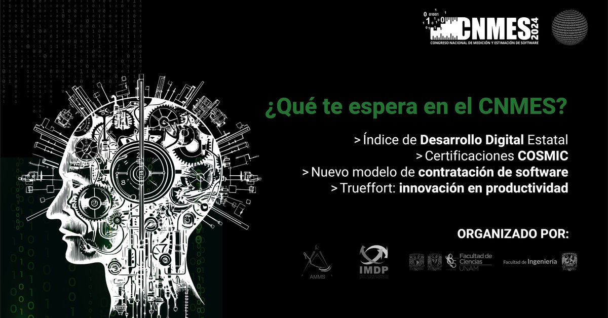 🔥 ¡El CNMES 2024 es mañana!
🌟 Aprende sobre COSMIC, transformación digital, contratación de software y más.
🎁 ¡Al cierre del evento, una rifa para asistentes registrados!
🔗 Regístrate aquí: eventbrite.com.mx/e/congreso-nac…
#CNMES2024 #Trueffort #TransformaciónDigital