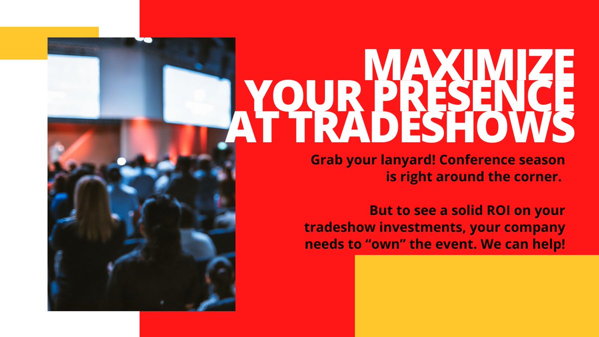 Tradeshows are back baby! Let us help you create your best tradeshow presence ever! arketi.com/wp-content/upl…