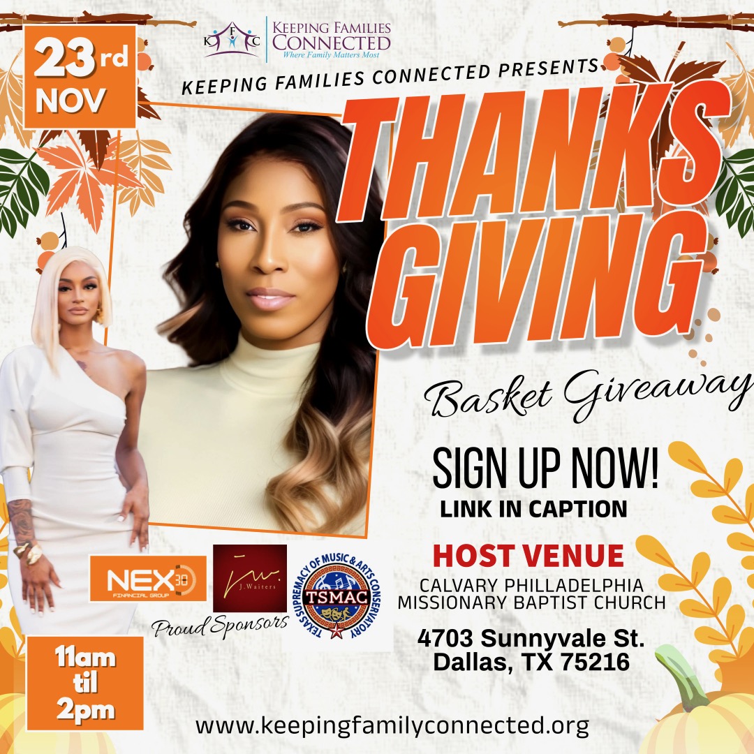 JWaitersMusic's tweet photo. Triple D RnB and Dallas Entertainment &amp; JWaitersMusic @JWaitersMusic are sponsors for the ( Thanksgiving Basket Giveaway ) November 23rd! If you would like to contribute or donate please reach out to me 🙏 🦃 #Jwaiters #TripleDRnB #KeepingFamiliesConnected #singersongwriter https://t.co/3M9Oqs9l0K