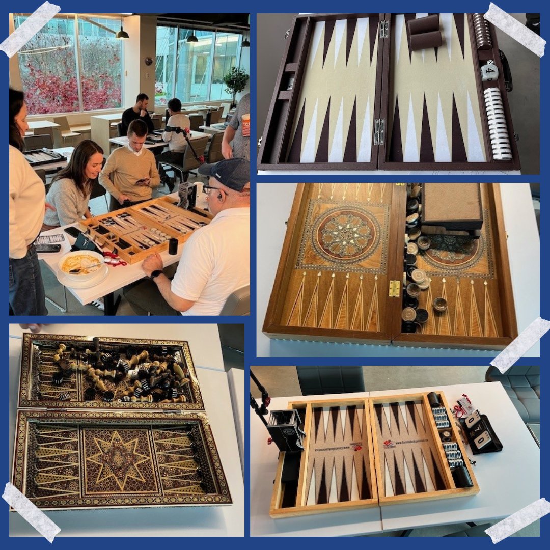 Our Scott team members, Sean and Alex, taught us how to play Backgammon at our Lunch &amp; Learn event earlier this week. They even brought a collection of Backgammon boards from around the world to share with us!