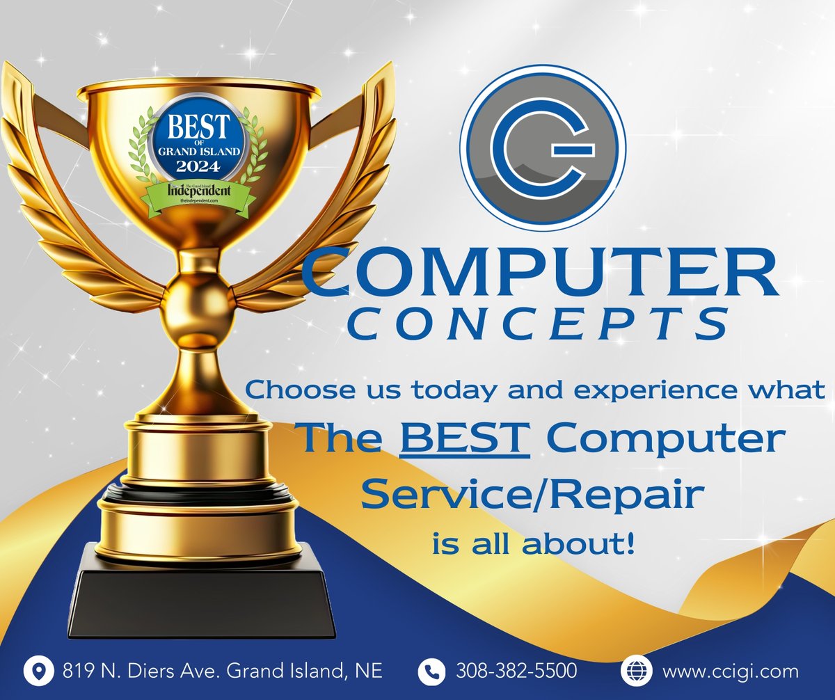 ComputerConcept's tweet image. Choose us today and experience what The Best Computer Service/Repair is all about!
