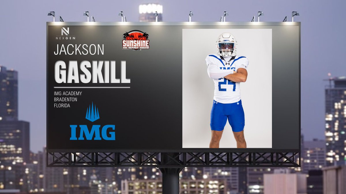 Keith Smilie (@nexgenscouting) on Twitter photo 2024 SSIA Florida Playoffs
Round 2
Friday 11/22
✔️IMG Academy Varsity White <a href="/IMGAFootball/">IMG Academy Football</a> <a href="/CoachPondIMG/">Jeff Pond</a> vs. SFA in Dover (FL)
✅2025 LB/ATH Jackson Gaskill <a href="/Jackson_Gaskill/">Jackson Gaskill</a> 2024 SSIA Florida Playoffs
Round 2
Friday 11/22
✔️IMG Academy Varsity White <a href="/IMGAFootball/">IMG Academy Football</a> <a href="/CoachPondIMG/">Jeff Pond</a> vs. SFA in Dover (FL)
✅2025 LB/ATH Jackson Gaskill <a href="/Jackson_Gaskill/">Jackson Gaskill</a>