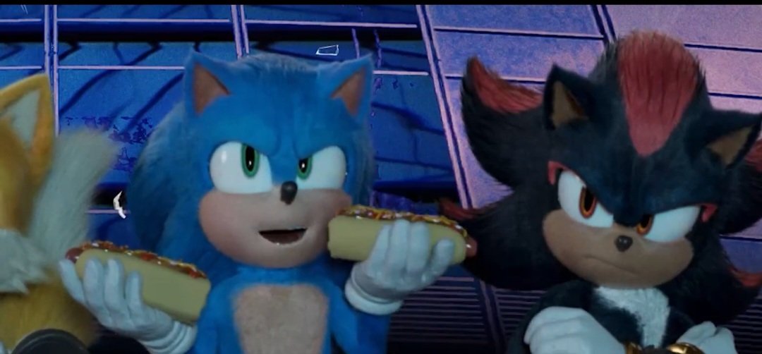 🌭🌭

I have no context for this, I just thought it was funny that he didn't bite the chilidog the first time (the text came out of nowhere)🤣😋💖

#SonicTheHedgehog
#ShadowTheHedghehog #SonicMovie3 #sonadow