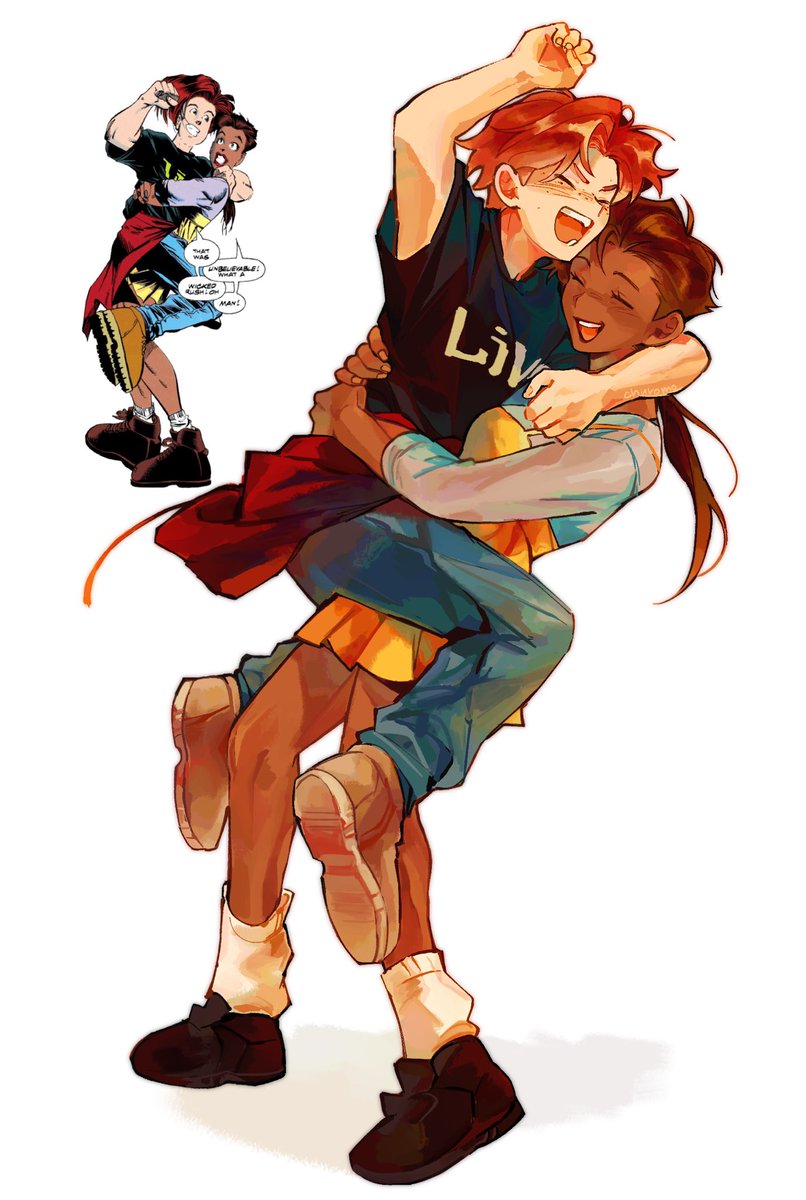 churomo_'s tweet image. panel redraw of the cousins ever
#bartallen #jenniognats