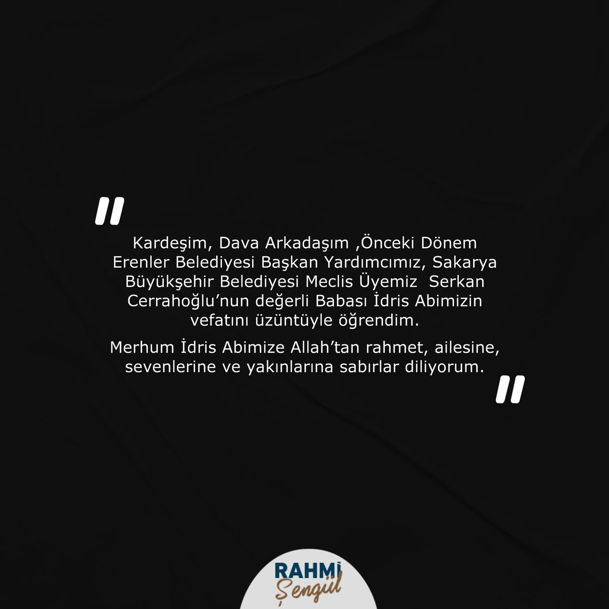 Rahmi Şengül (@rahmisengul54) on Twitter photo 