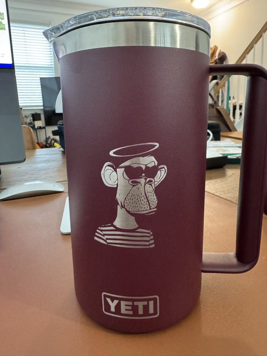 Early Xmas to me <a href="/BoredApeYC/">Bored Ape Yacht Club 🍌</a>  <a href="/YETICoolers/">YETI</a>