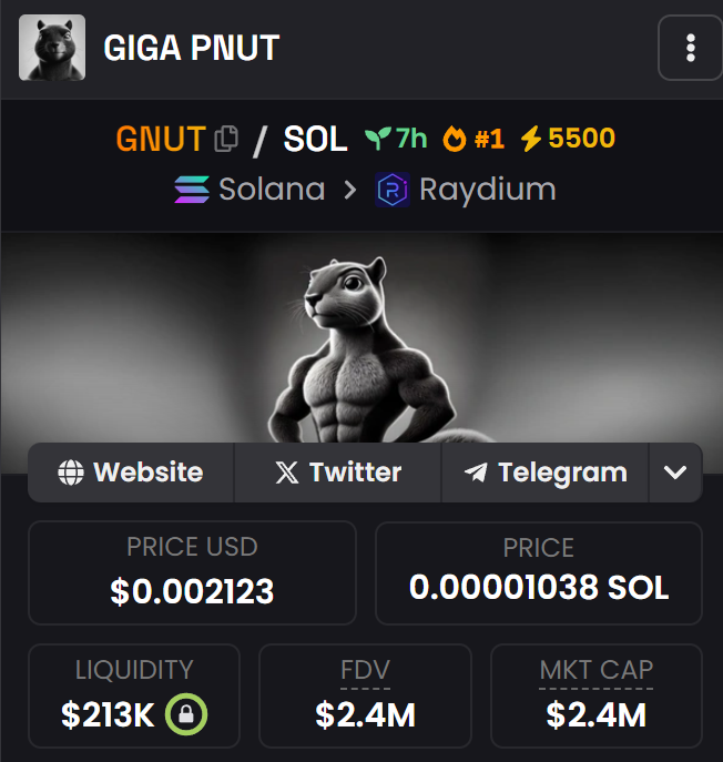 GIGA PNUT tweet media