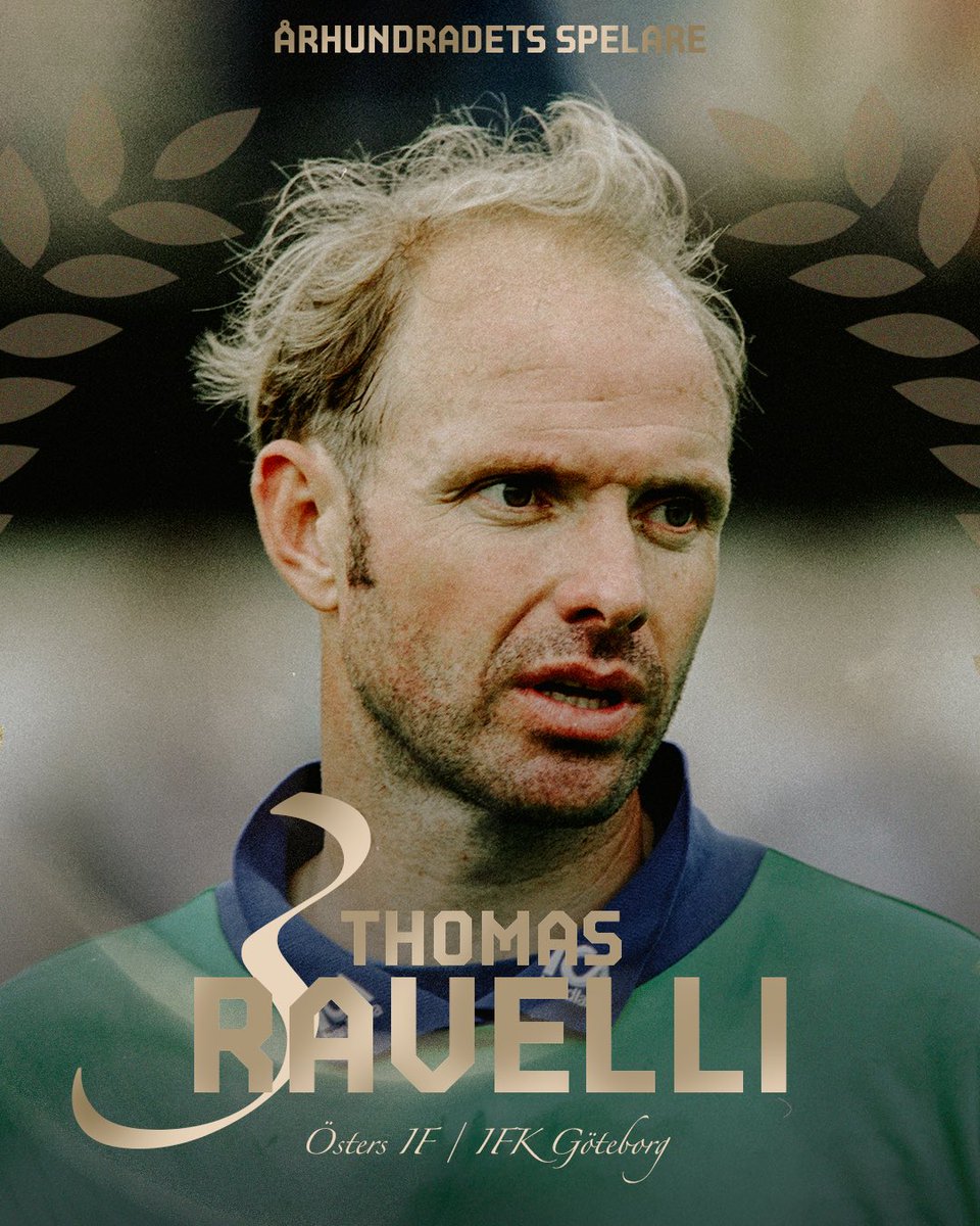💪 430 matcher, åtta SM-guld och trea på listan över Århundradets Spelare i Allsvenskan: Thomas Ravelli!