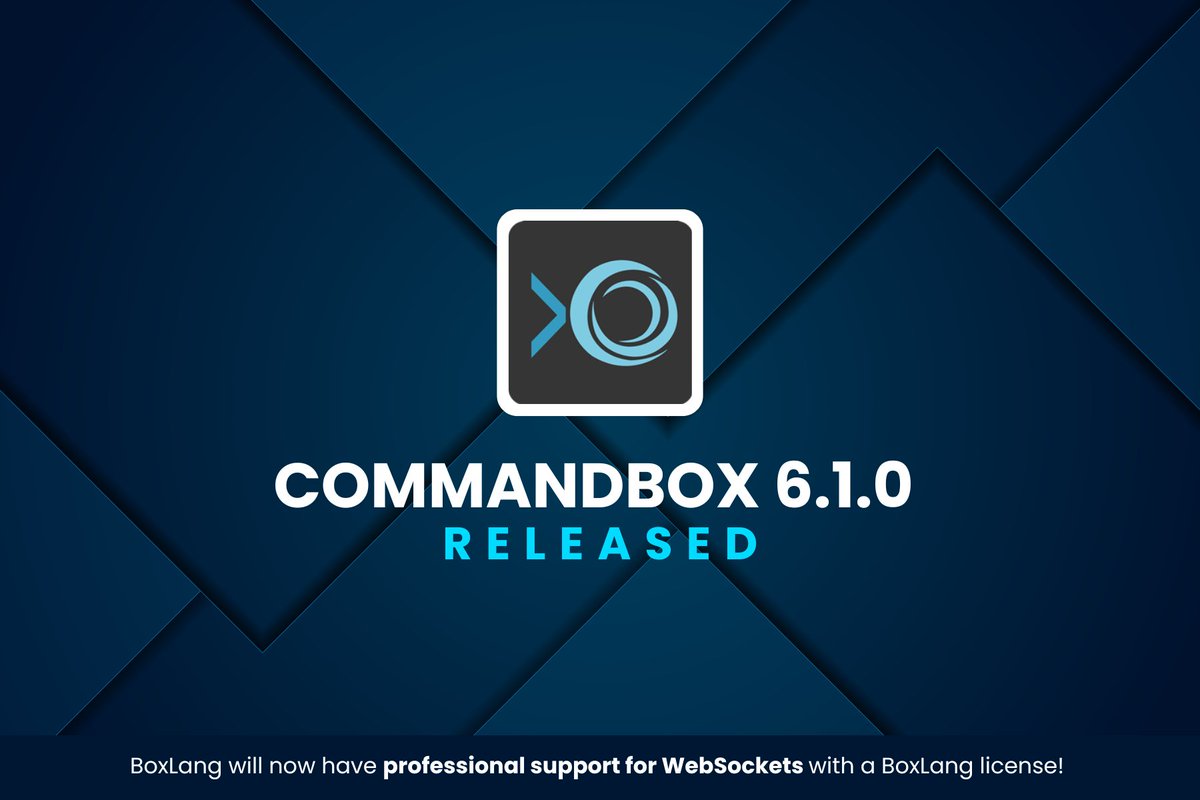 ortussolutions's tweet image. Did you miss it? ✨#CommandBox 6.1.0 has arrived, helping modern developers dive into real-time communication and bring interactivity to their applications faster than ever! 💥
👉Explore all the new features here: ortussolutions.com/blog/commandbo…
With WebSockets support, this release is…