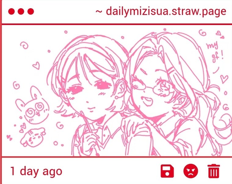 THEY'RE SOCUUUUTEEE THE LIL DOODLES OF THEM AND ALL THE DETAIL IN THE HAIR N FACES AAAHHH 💗💗💗