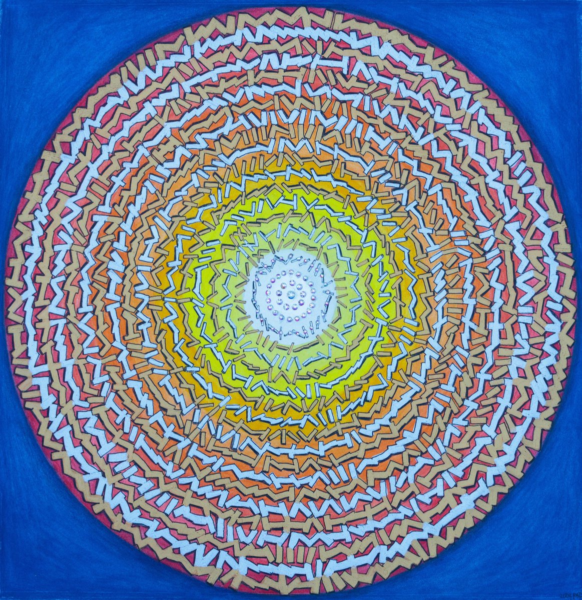 A new painting, as yet untitled, but I was thinking of 'Monoliths'