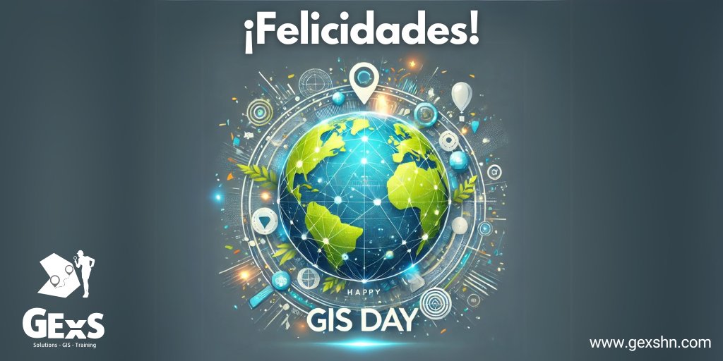 GExSHN's tweet photo. 🌍 Feliz GIS Day de parte de GEXS 🎉
Celebramos el poder del GIS para conectar personas, lugares e ideas. En GEXS seguimos transformando datos en decisiones estratégicas, impulsando la innovación y sostenibilidad.

¡Gracias por ser parte de esta comunidad!
#GISDay #GEXS https://t.co/jrhO9ptafY