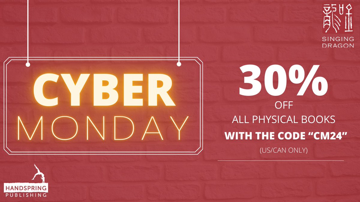 If you missed our #BlackFriday sale or forgot to add something to your cart, don't worry!

Get 30% off with our #CyberMonday sale now by entering "CM24" at checkout (US website only): us.singingdragon.com

The discount is available until 11:59 PM EST on December 2, 2024.