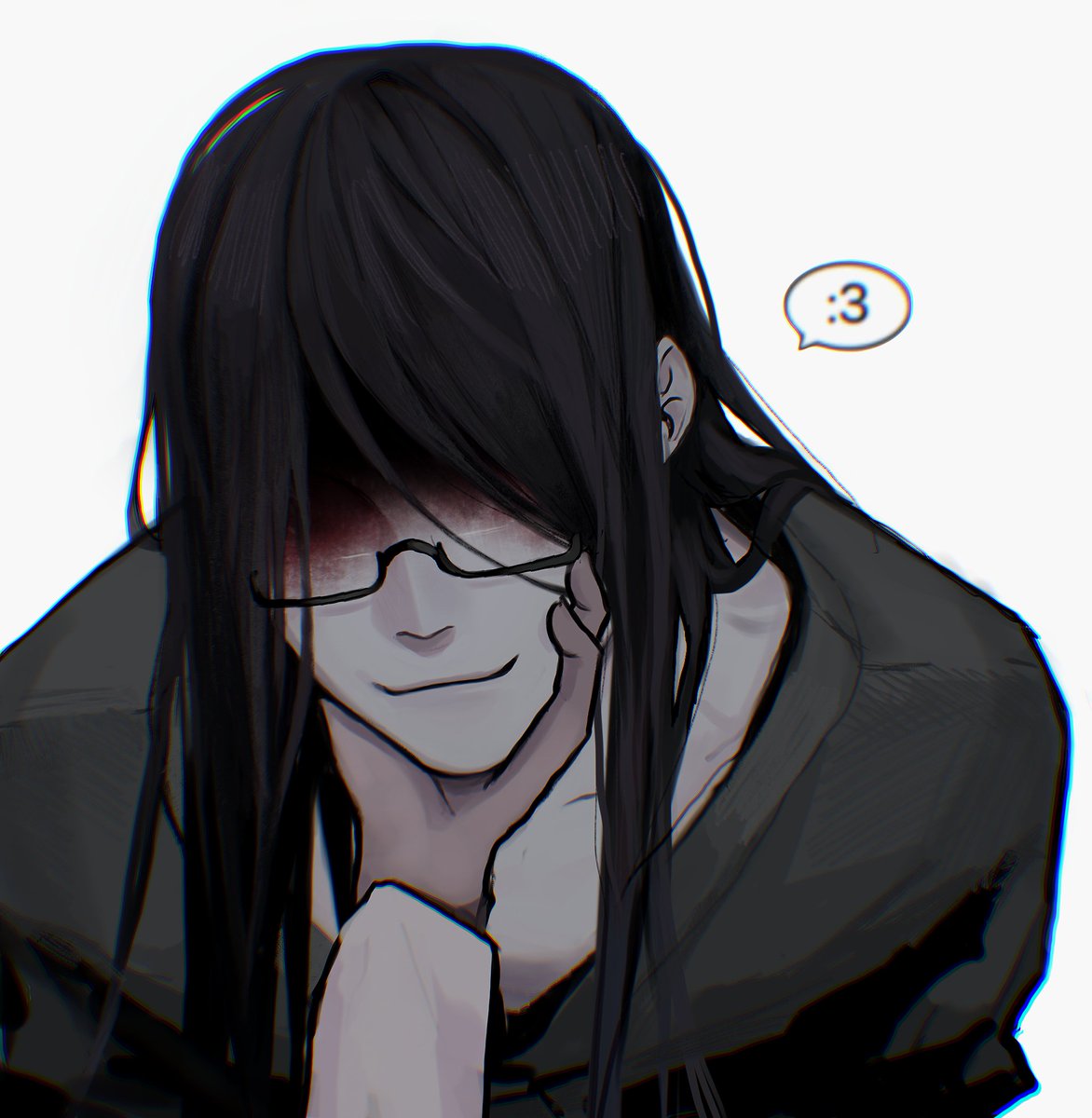 There are no eyes but there are glasses

#drawing #digitalart #fanart #homicipher