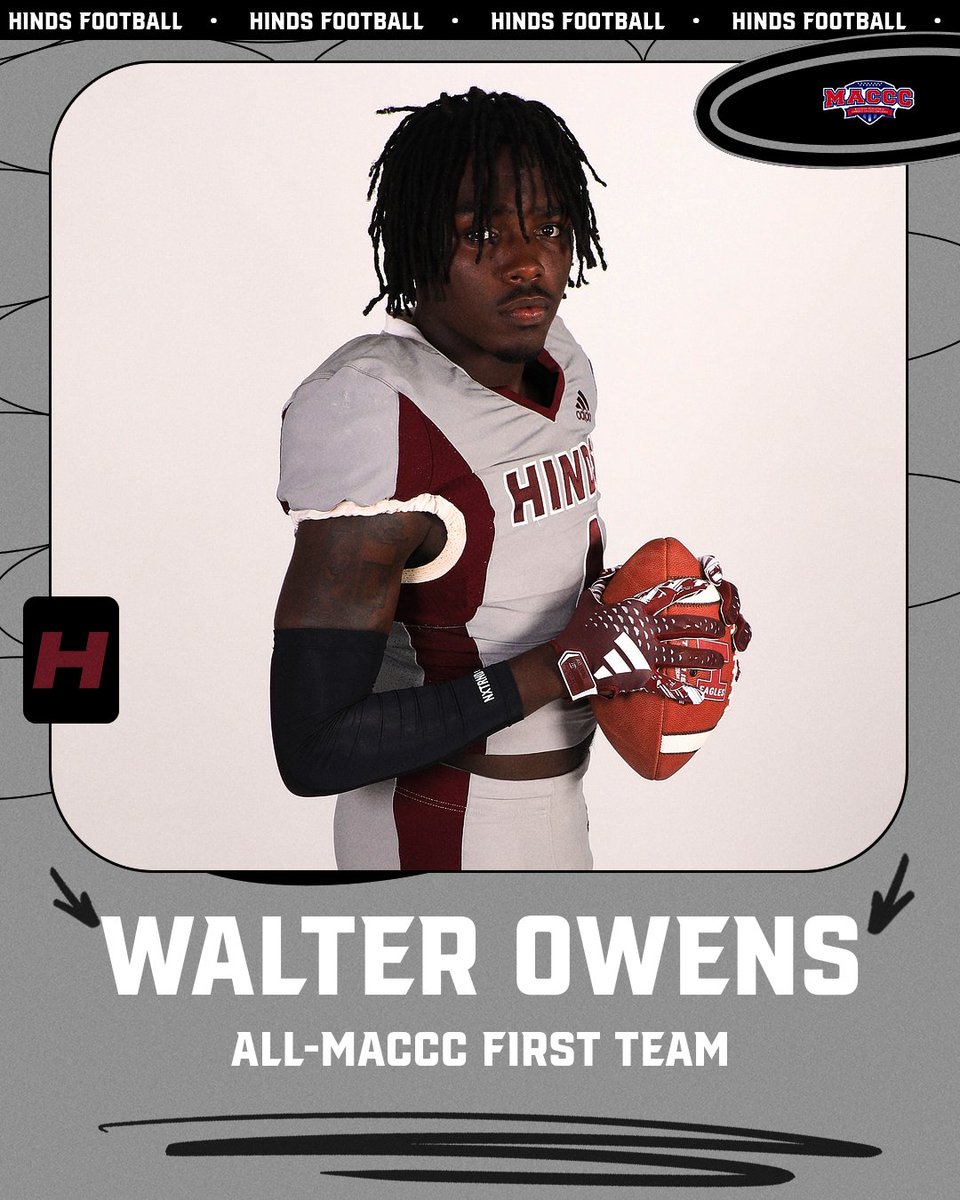 Congratulations to Walter Owens on being named to the All-MACCC First Team!
