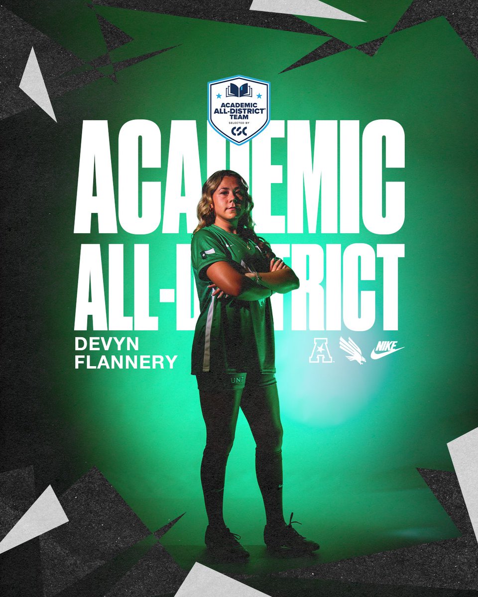UNT Soccer (@meangreensoccer) on Twitter photo Congratulations Devyn on making the <a href="/CollSportsComm/">College Sports Communicators</a> Academic All-District Team! 🤓
#GMG Congratulations Devyn on making the <a href="/CollSportsComm/">College Sports Communicators</a> Academic All-District Team! 🤓
#GMG
