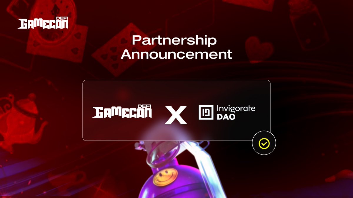 DeFi GameCon.2024 (@defigamecon) on Twitter photo We’re thrilled to announce an exciting partnership between <a href="/Invigorate_DAO/">Invigorate DAO 💎</a> X Defi GameCon (DGC) 》a collaboration that’s set to redefine the synergy between blockchain builders and web3 gaming communities 🔥🔥 We’re thrilled to announce an exciting partnership between <a href="/Invigorate_DAO/">Invigorate DAO 💎</a> X Defi GameCon (DGC) 》a collaboration that’s set to redefine the synergy between blockchain builders and web3 gaming communities 🔥🔥
