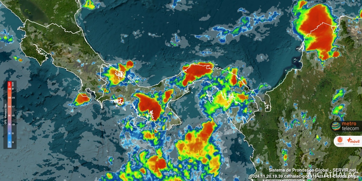 servir_cathalac's tweet photo. Imagen actualizada de satélite GOES infrarrojo para Panamá 🇵🇦 y Costa Rica 🇨🇷 - #CATHALAC #meteo #clima #tiempo ver animaciones en https://t.co/kOO8dsiJY1 https://t.co/IXz6fgzix9