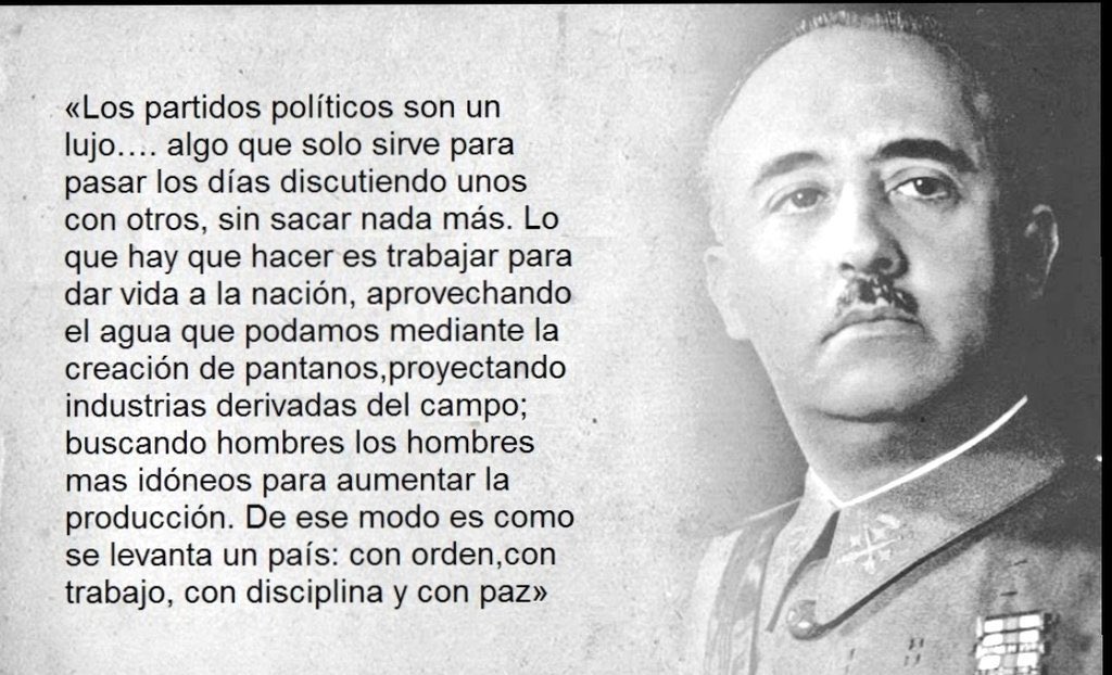 Busco a una persona, solo una, que me rebata esto de Franco.