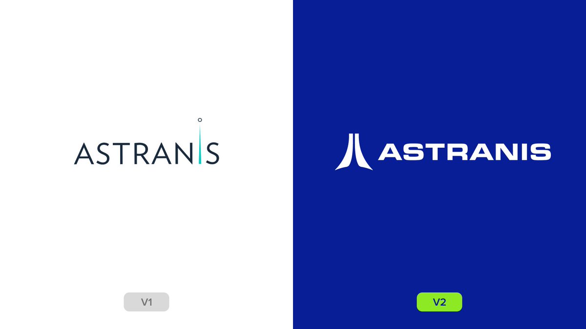 Gedmark's tweet image. Astranis just rebranded.

We didn&apos;t use an agency, and we didn&apos;t sacrifice our brand identity at the altar of &quot;modernity.&quot;

Instead, we added personality that matches the new @Astranis— advanced satellites for high orbits.

When we started Astranis back in 2015, we saw the magic…