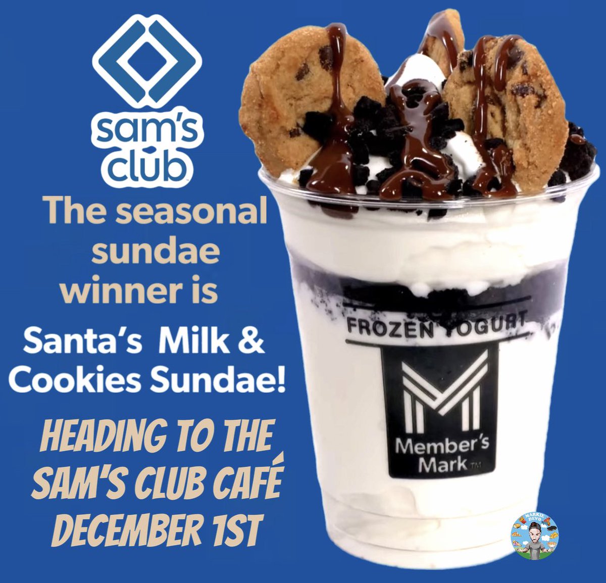 Sam's Club is kicking off the holiday season with a new sundae at