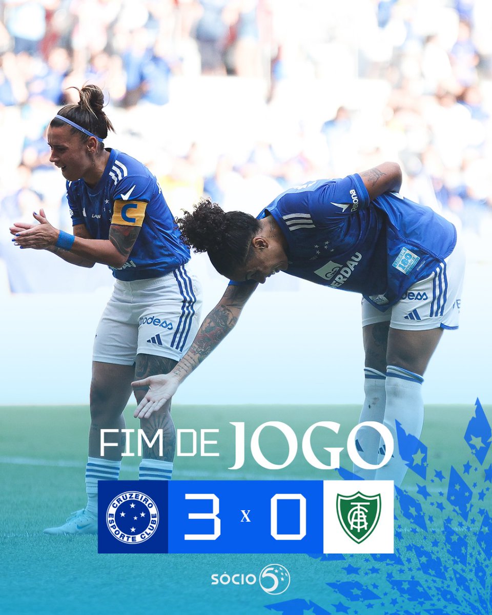 CruzeiroFem's tweet photo. 🦊Fim de jogo e 𝗖𝗔𝗕𝗨𝗟𝗢𝗦𝗔𝗦 𝗖𝗔𝗠𝗣𝗘𝗔̃𝗦 𝗠𝗜𝗡𝗘𝗜𝗥𝗔𝗦. Mais uma página heróica e imortal escrita com SUCESSO.

⚽Rafa Andrade, Marília e Gio Oliveira balançaram a rede! 

SEREMOS CAMPEÃS E NÃO SE ESQUEÇAAAAAA 🎶

#CRUxAFC | 3-0 | #AsCabulosasNoMineiro https://t.co/18GgjjYxaM