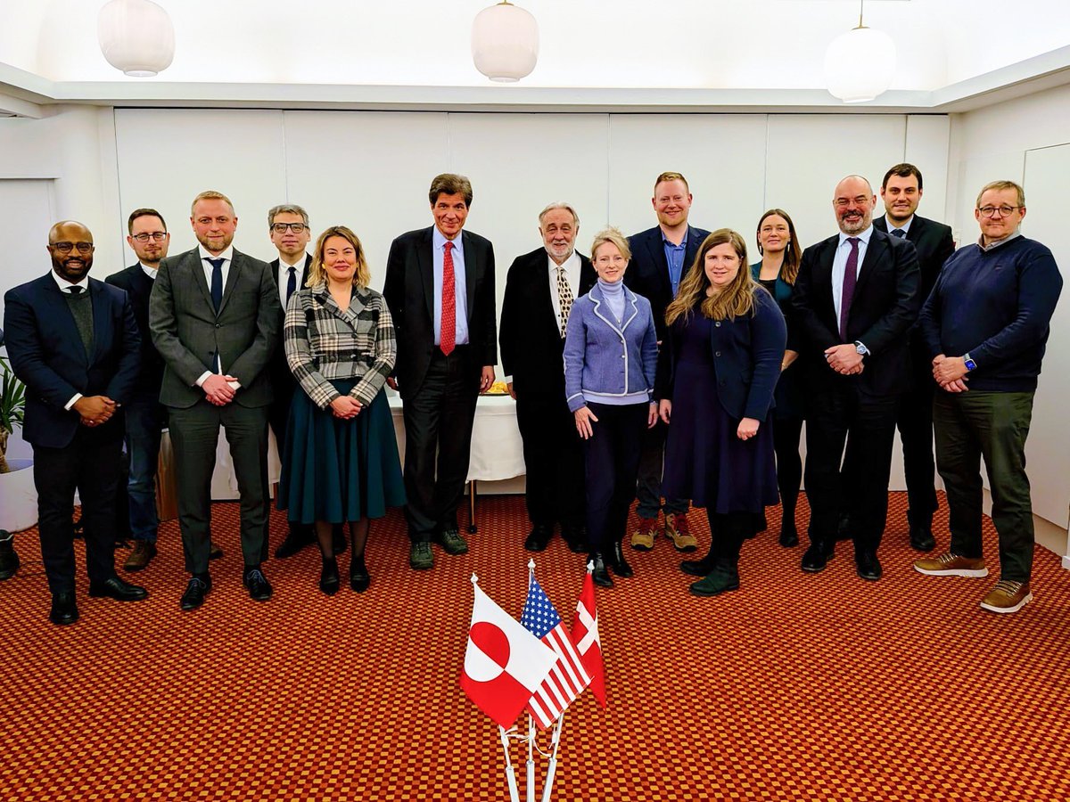 U/S for Economic Growth, Energy, & the Environment (@state_e) on Twitter photo Excited to hear from the Greenland Business Association #Sulisitsisut, the <a href="/Naalakkersuisut/">Government Greenland</a> Ministry of Mineral Resources, and mineral exploration and mining companies.
There's huge potential for building sustainable #criticalmineral supply chains here! Excited to hear from the Greenland Business Association #Sulisitsisut, the <a href="/Naalakkersuisut/">Government Greenland</a> Ministry of Mineral Resources, and mineral exploration and mining companies.
There's huge potential for building sustainable #criticalmineral supply chains here!