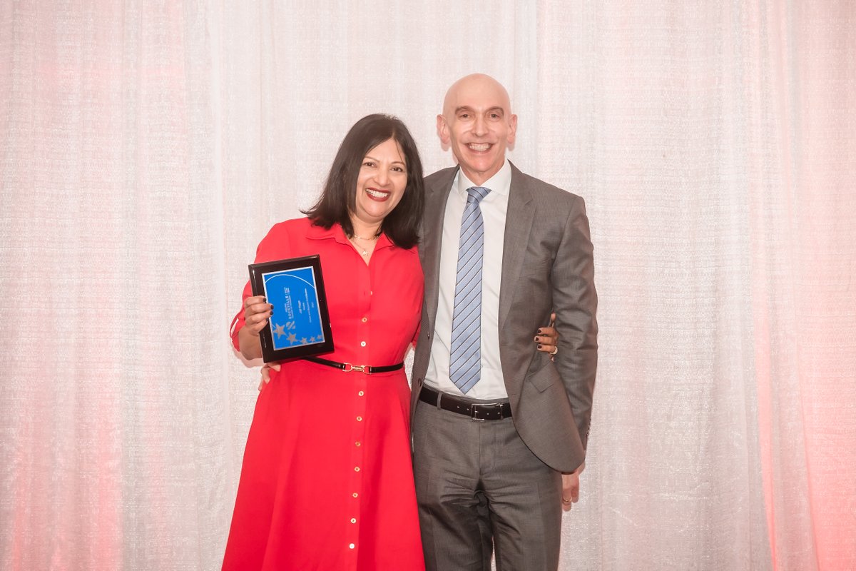 WestatScott's tweet photo. Congratulations to my @Westat colleague, Raji Riggs, who was recently awarded the 2024 @chamberrock Service Excellence Award. It was an honor to present the award to her last week! https://t.co/DQYaDkhl52