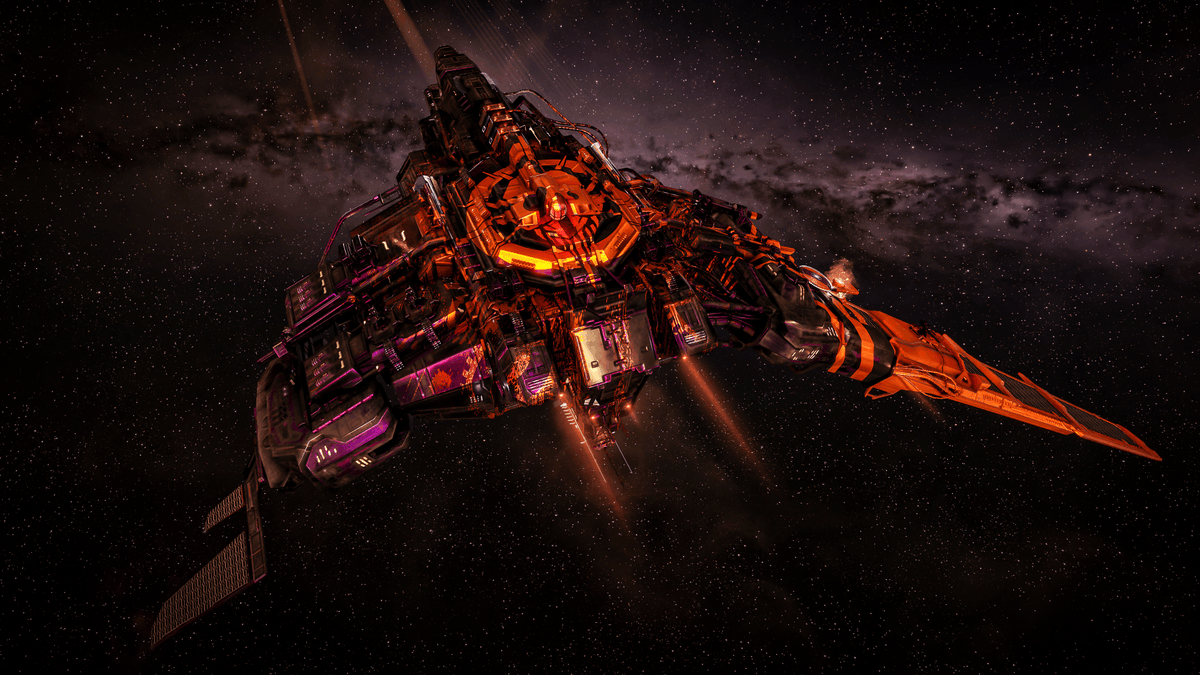 EveOnline's tweet photo. EVE London was so much fun! 

Part of the events included a SKINR design competition for best Deathless SKIN, best used of pattern, and best overall SKIN.

Dangerous Deswe won best Deathless SKIN and best overall SKIN, and Chris Roberts won with his Phoenix Navy dubbed "Firebirb".

#Tweetfleet #EVEOnline