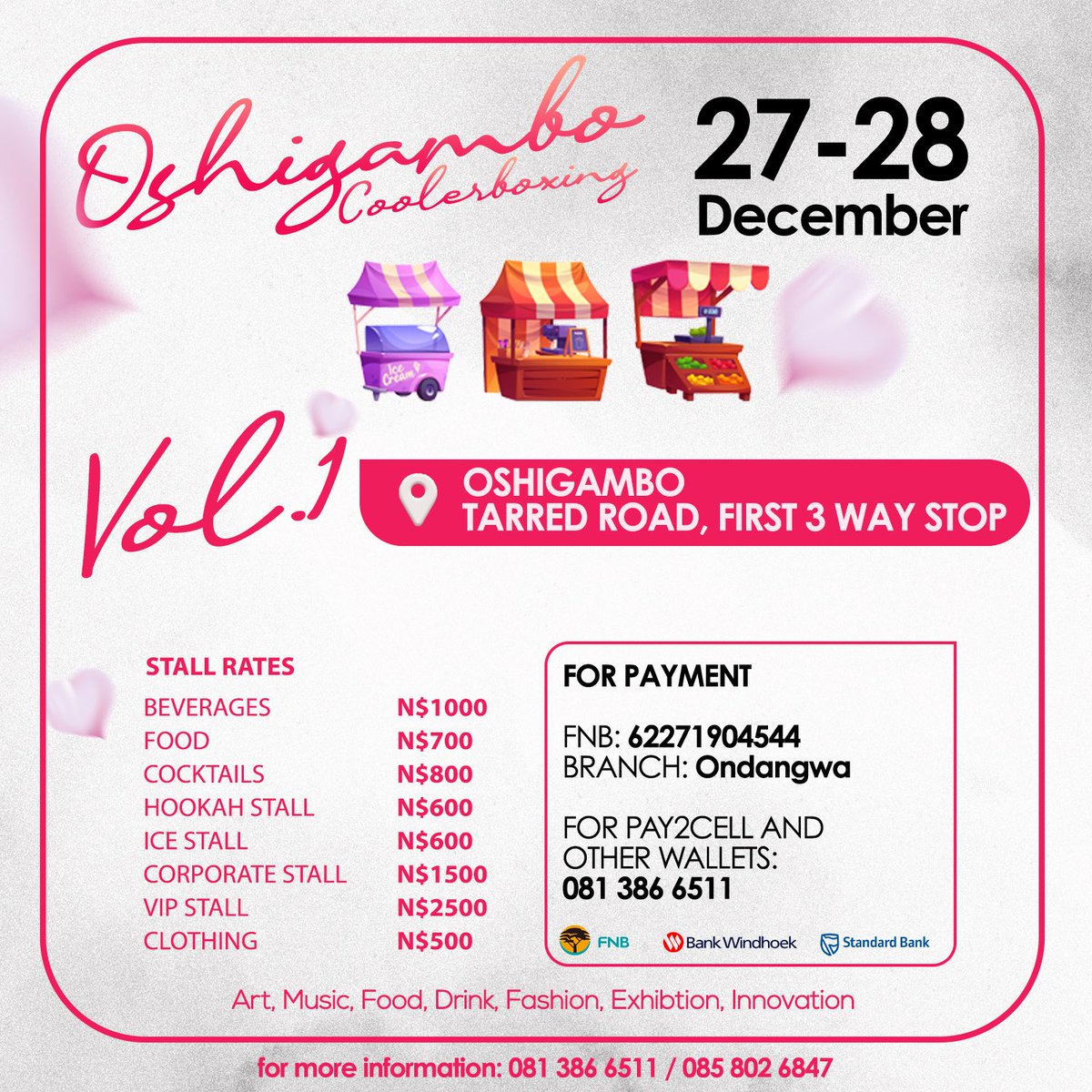 Oshigambo_cb's tweet photo. Good morning, kindly help us share
And do book your stalls.
#Innovation 
#YouthEmpowerment https://t.co/D0JnjIedh4