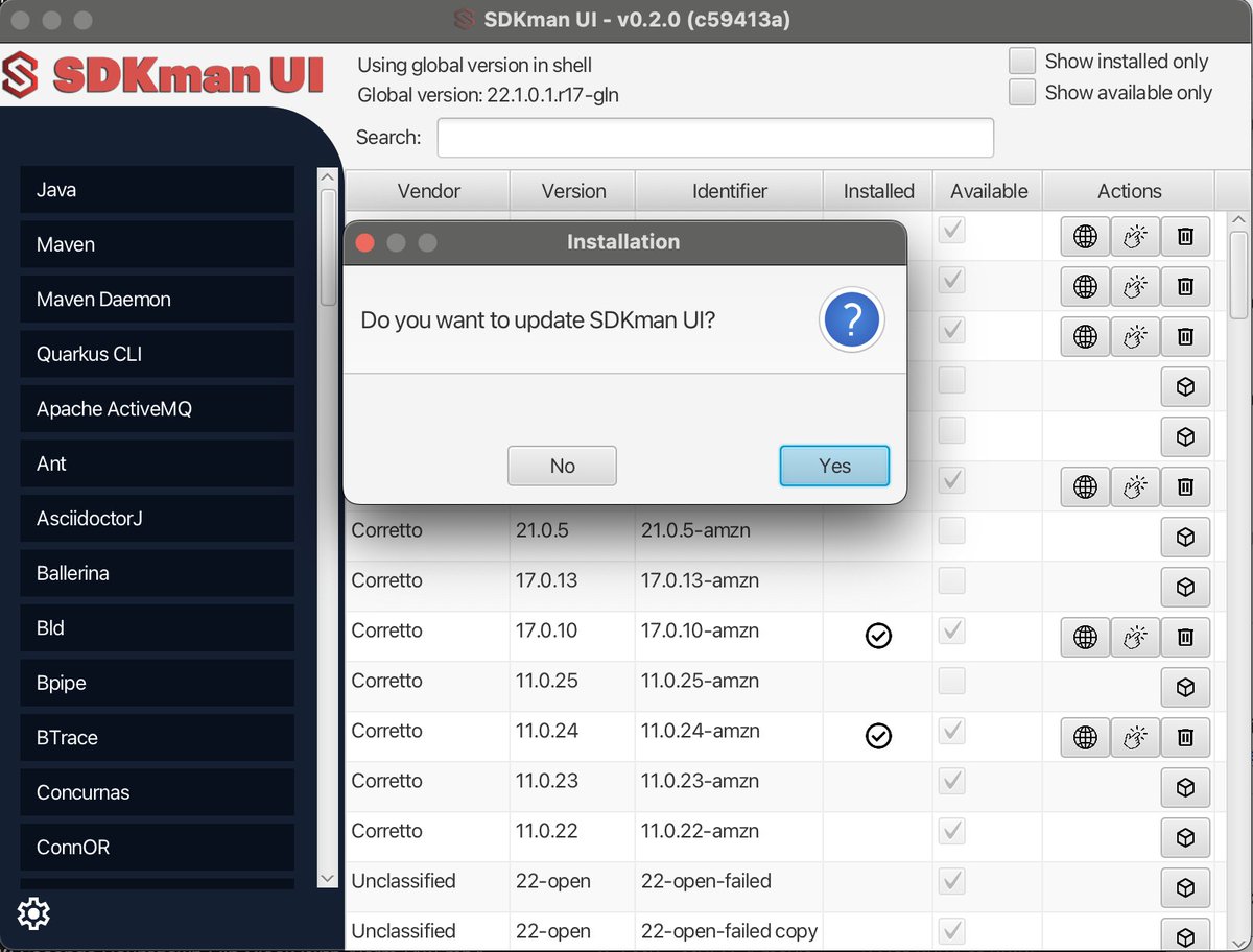 SDKman-UI is now also available for x86 OSX. I've just released v0.2.0 github.com/jagodevreede/s…