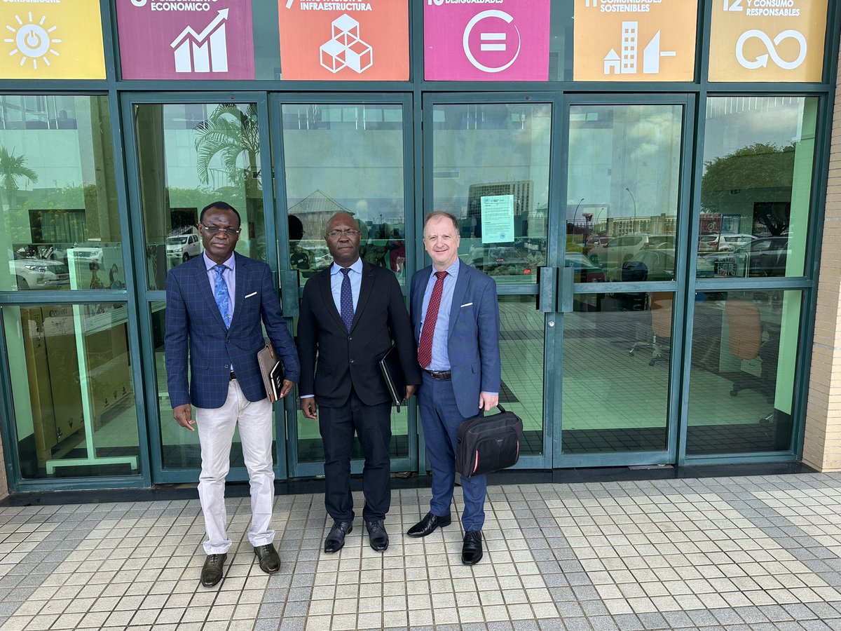 Coffi_Agossou's tweet photo. #MALABO @Equatorial Guinea- Fruitful meeting of #ILO High level mission with #Prime Minister #M. OSA NSUE NSUA, Minister #Labour & Minister #Finance. New Cooperation Framework was discussed: #PASPA project implementation, Youth Employment, Labour Conflict Resolution, Statistics https://t.co/BSQc7XAAqC
