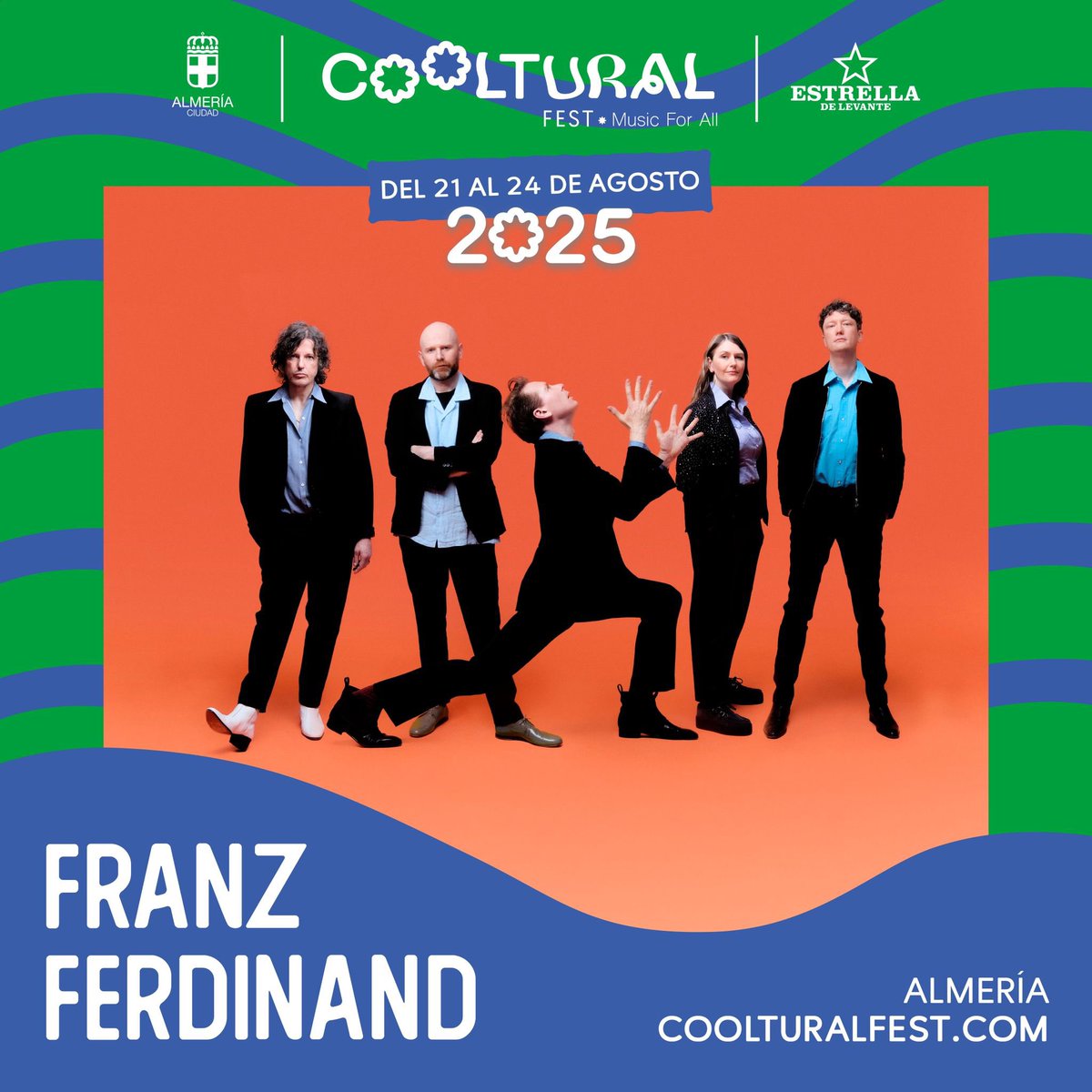 Franz Ferdinand (@franz_ferdinand) on Twitter photo Looking forward to performing at <a href="/coolturalfest/">Cooltural Fest - Music For All</a> next summer. Tickets on sale now: coolturalfest.com. Looking forward to performing at <a href="/coolturalfest/">Cooltural Fest - Music For All</a> next summer. Tickets on sale now: coolturalfest.com.