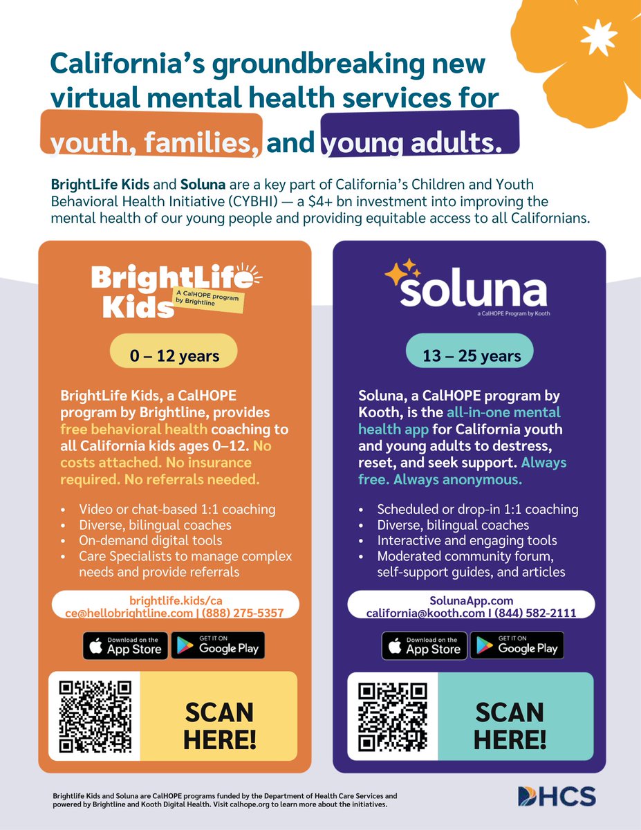 HoACommunity's tweet image. Groundbreaking digital mental health support for youth, young adults, and families—free, safe, and confidential! To learn more, visit calhope.org.